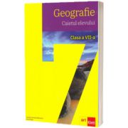 Geografie, caietul elevului pentru clasa a VII-a., Carmen Camelia Radulescu, ART GRUP EDUCATIONAL