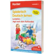 Spielerisch Deutsch lernen. Lernkrimi - Jagd nach dem Reifendieb. Buch mit MP3 Download