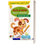 Animale de curte. Caiet refolosibil cu whiteboard marker - scrie si sterge