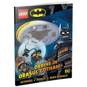 Ordine in orasul Gotham (carte de activitati cu benzi desenate si minifigurina LEGO)