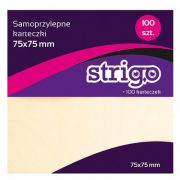 Notite Adezive Strigo 7X75mm 100 File Galben Pastel
