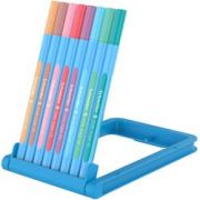 Pix Slider Edge Pastel XB, rubber grip, varf 1.4mm, 8 culori pastel/set