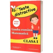 Teste distractive de Limba romana si Matematica pentru clasa I (Avizat M.E.C)