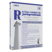 Revista romana de jurisprudenta nr. 1/2012
