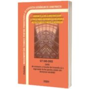 GT 049-2002: Ghid de evaluare a riscului de incendiu si a sigurantei la foc pentru cladiri in domeniul sanatatii