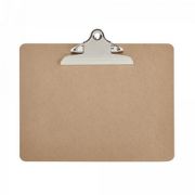 Clipboard simplu A4, landscape, din fibra lemnoasa, MAUL Classic - wood