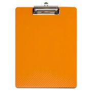 Clipboard simplu A4, plastifiat PP, MAUL Flexx - portocaliu