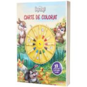 Disney. Iepurasi. Carte de colorat. 12 creioane mici pentru maini de pitici