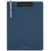 Clipboard Strigo vertical A4, suport stilou, albastru marin