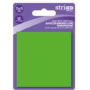 Notite Adezive Strigo 75x75mm verde neon 50 file SSN033