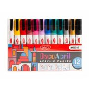 Marker acrilic DACO set 12 MK503/12