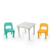 Set de masa cu scaune pentru copii - Pastel