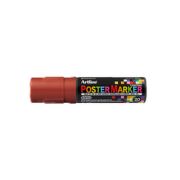 Marker pentru poster ARTLINE, corp plastic, varf tesit 20mm - maro
