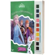 Disney. Regatul de gheata II. Sa pictam cu Olaf si prietenii sai. Carte de colorat cu pensula si acuarele