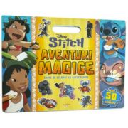 Disney. Stitch. Aventuri magice. Carte de colorat cu autocolante