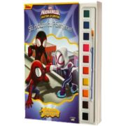 Marvel. Paienjenelul si prietenii lui uimitori. Sa pictam cu Paienjenel. Carte de colorat cu pensula si acuarele