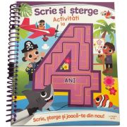 Scrie si sterge. Activitati la 4 ani