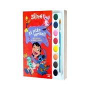 Disney. Stitch. Sa pictam impreuna! Carte de colorat cu pensula si acuarele
