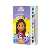 Gabbys Dollhouse. Sa pictam cu Gabby. Carte de colorat cu pensula si acuarele