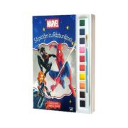 Marvel. Sa pictam cu Razbunatorii. Carte de colorat cu pensula si acuarele