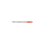 Pix transparent cu mina interschimbabila, varf 0. 7mm, Q-Connect - rosu