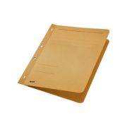 Dosar cu sina Leitz 1/1, carton, A4, cu capse, 170 coli, kraft