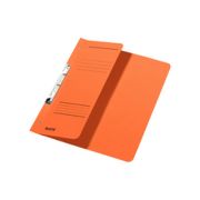 Dosar cu sina Leitz 1/2, carton, A4, incopciat, 170 coli, orange