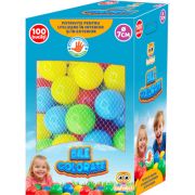Set educativ 100 bile colorate (cutie) - 7cm