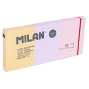 Bloc notes adeziv 3x50x40 mm pastel MILAN