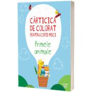 Carticica de colorat pentru copii mici. Primele animale