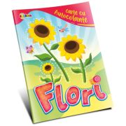 Flori. Carte cu autocolante