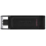 Stick de memorie Kingston DataTraveler 70 DT70/128GB, USB Type-C, 128GB, negru