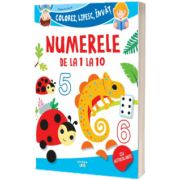 Colorez, lipesc, invat. Numerele de la 1 la 10