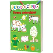 Desenez si colorez. Ferma animalelor