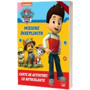 Patrula Catelusilor. Misiune indeplinita. Carte de activitati cu autocolante