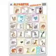 Plansa - Alfabetul animalelor in limba romana