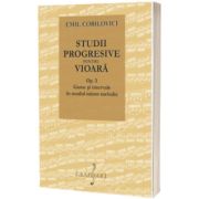 Studii progresive pentru vioara. Op. 3, Game si intervale in modul minor melodic