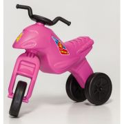 Motocicleta copii cu trei roti fara pedale mare culoarea magenta