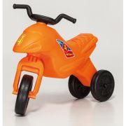Motocicleta copii cu trei roti fara pedale mediu culoarea portocaliu