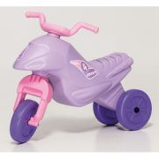 Motocicleta copii cu trei roti fara pedale mediu culoarea roz-mov multicolor