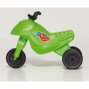 Motocicleta copii cu trei roti fara pedale mic culoarea verde mar