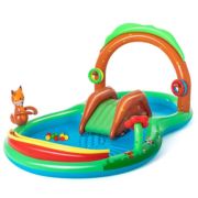 Piscina BestWay de Joaca cu Tobogan Jungle, 295 x 199 cm