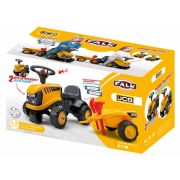 Tractor falk JCB cu remorca lopata si grebla