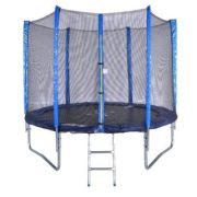 Trambulina Spartan cu plasa de protectie si scara, 426cm, 150kg