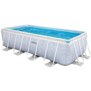 Piscina Rectangulara cu Filtru, Cartus Filtru si Prelata Protectie Incluse