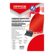 Coperta carton lucios 250g/mp, A4, 100/top, Office Products - rosu
