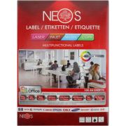 Etichete autoadezive A4 144/coala 100 coli/top Colturi drepte