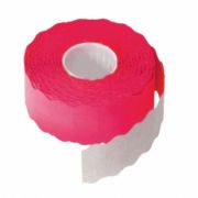Etichete rola pret ondulate roz 800 buc
