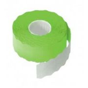 Etichete rola pret ondulate verzi 800 buc