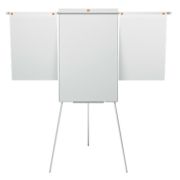 Flipchart NOBO Impression Pro, otel lacuit, brate extensibile si trepied, magnetic si marker, tavita alb